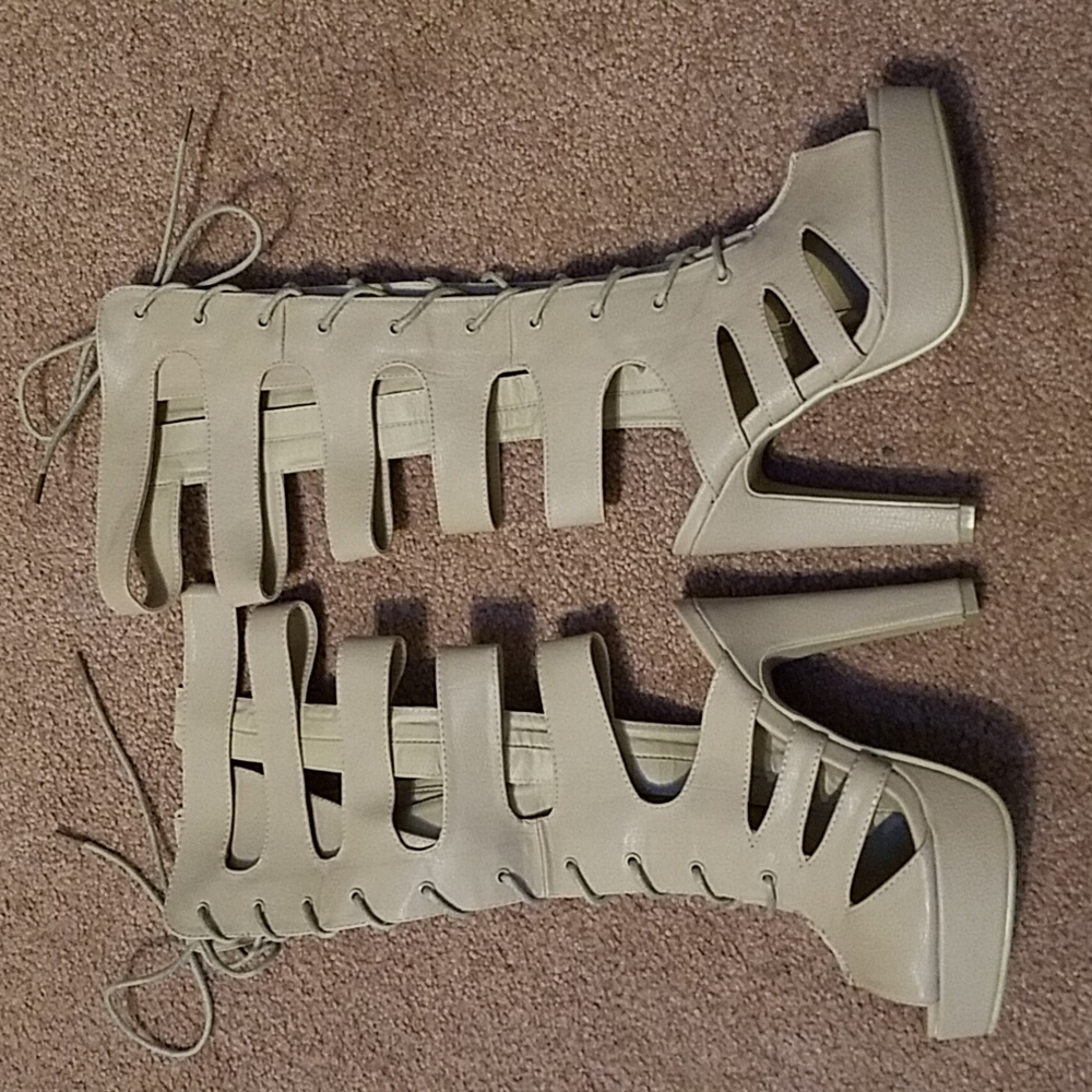Wild diva gladiator boots